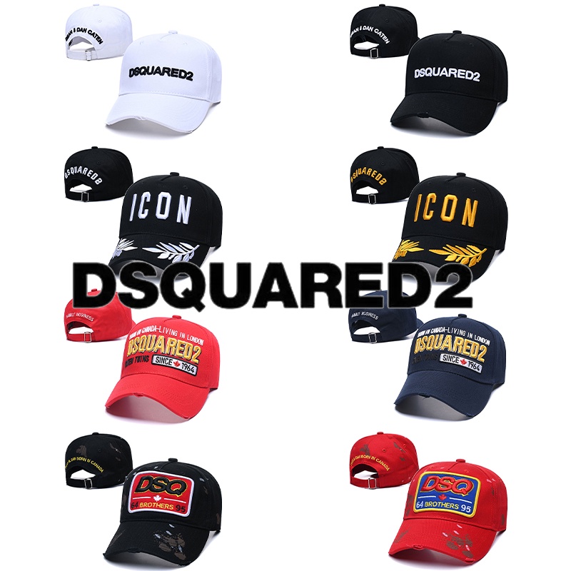 DSQUARED 2 Boné Chapéu De Verão Maré De Alta Qualidade Unissex De Beisebol 33UH