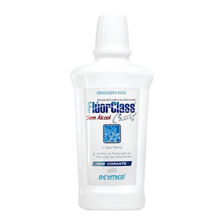 Enxaguante Bucal Fluorclass Cristal 500ml Sem Alcool - Reymer em Oferta na Shopee