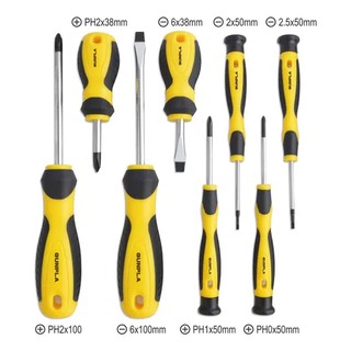 Kit Jogo 8 Pçs Chave De Fenda Phillips Universal Ferramentas