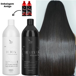 Zap Progressiva Me Leva Black Original Alisa Cabelo Afro 100% 500ml e 1 litro