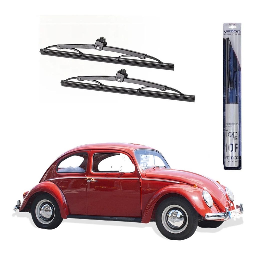 Par de Palheta Vetor Auto Fusca 9,5 - Parafuso