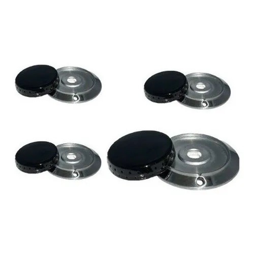 Kit 4 Espalhador + 4 Queimador Fogão Eletrolux Chef 52 Sm