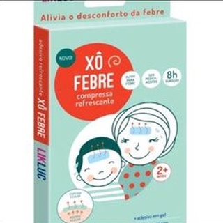 Xô Febre Compressas Refrescantes - Adesivos em Gel LikLuc: Sinta o Alívio Instantâneo da febre