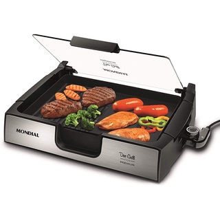 Chapa Due Grill G-10 Inox Premium Mondial 110v