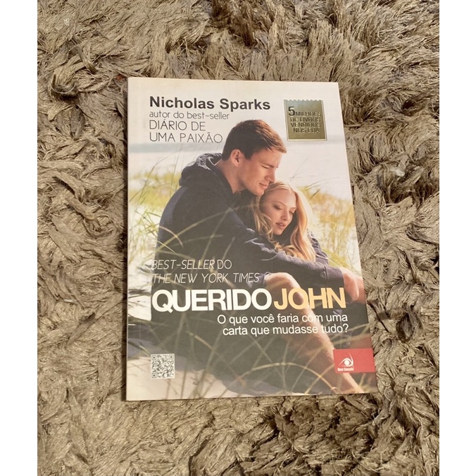 Livro Querido John Nicholas Sparks Dear John Shopee Brasil 