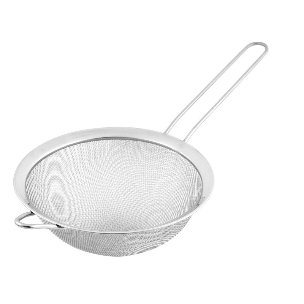 Peneira De Cozinha Coar Inox 16cm Polvilhar Escorrer Massas - Yazi