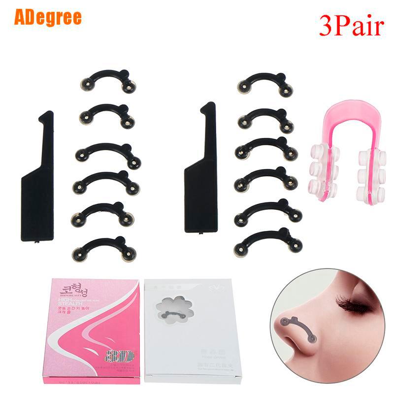 Adegree) 3 sizes in 1 nose up lifting shaping clip nose reshaper face corrector tool kit