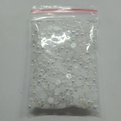 meia pérola 3mm 4mm 5mm 6mm atac