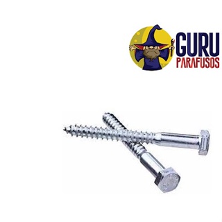 Parafuso Sextavado Rosca Soberba 5/16 - 100 Peças em Oferta na Shopee