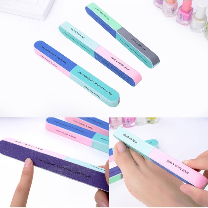 Lixa Polidora 7 Faces Para Unhas Bloco em Oferta na Shopee