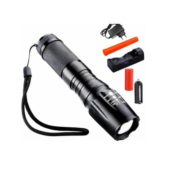Lanterna Tática Profissional Luz Led Alta Luminosidade X900 LINTIAN