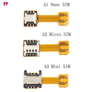 [PP] Extensor De Conversor De Cartão Micro Nano SIM Híbrido Extensão Do SD Slot