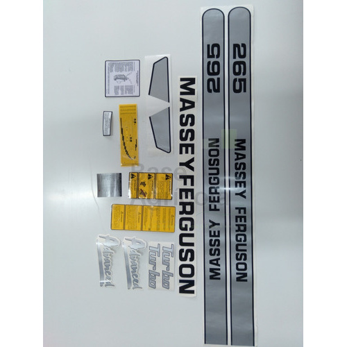 Jogo De Decalque Massey Ferguson 265 Advance.  T0243062