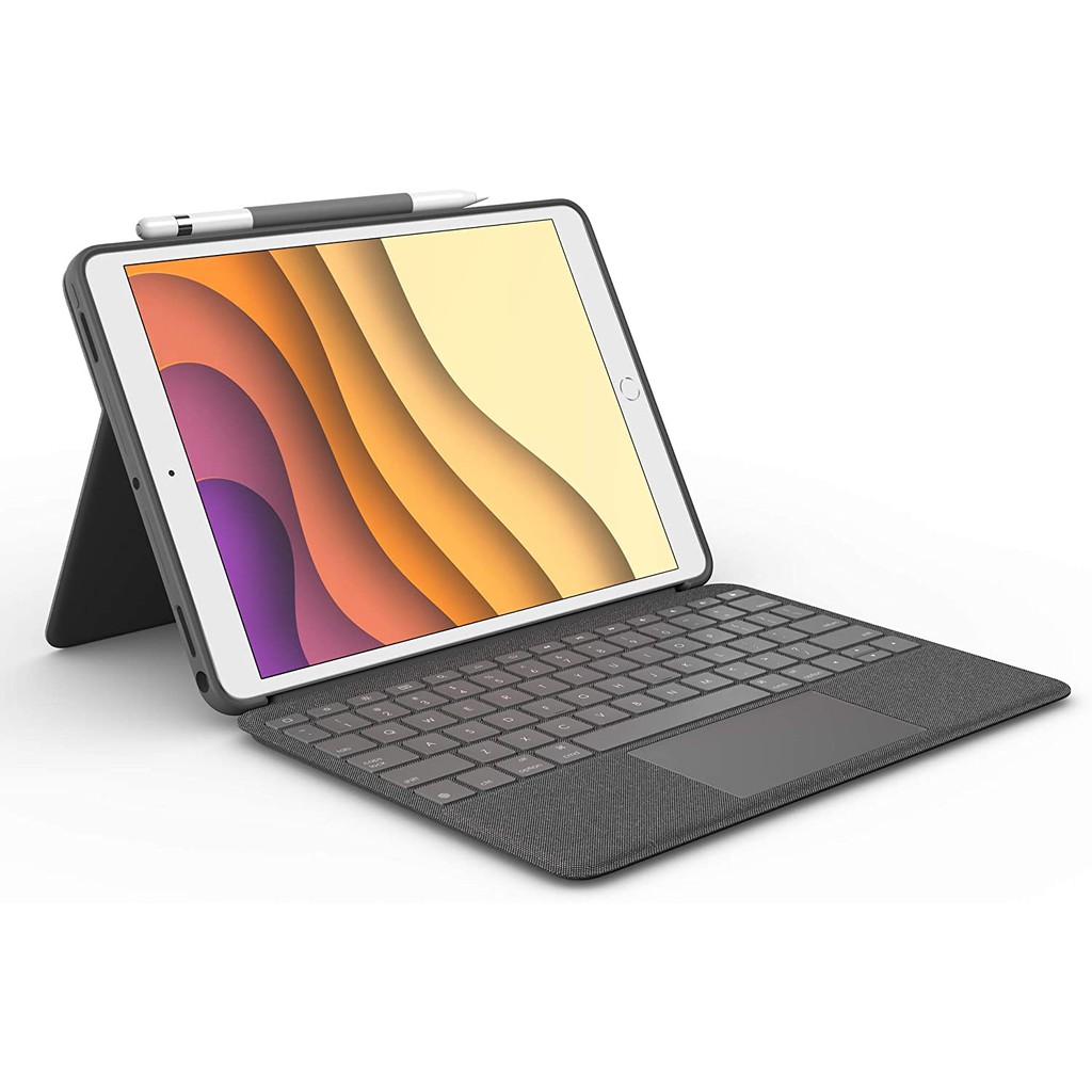 Capa Com Teclado E Touch Pad Logitech Para Ipad Pro 10,5" E Air 3° Geração