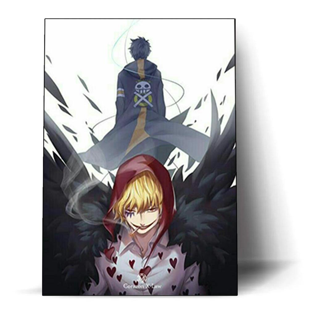 Placa Quadro Mdf One Piece Law E Corazon M62 Shopee Brasil