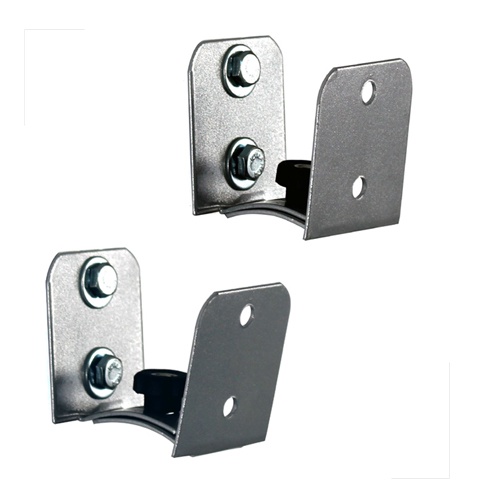 Suporte Parede Home Theater Universal P/ Caixa De Som Acústica  - Cinza - Contém 2 Suportes
