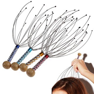 Cabeça Relaxar Pescoço Alívio De Estresse Ferramentas De Massagem De Polvo Liberar anti-stress Skin Care Claw Massager