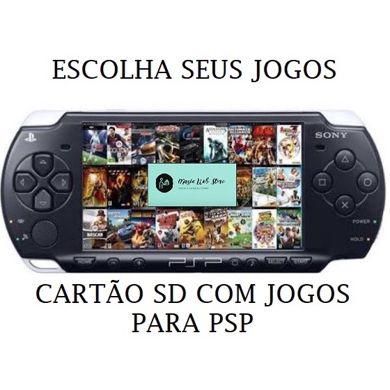 Psp Zerado Com 30 Jogos Completo Frete Grátis - Escorrega o Preço