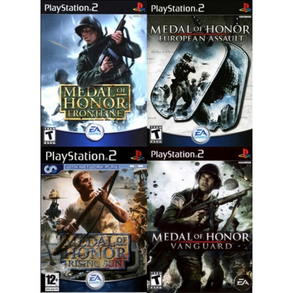 Jogos Clássicos Medal of Honor Playstation 2 Ps2 Patch Medalha de