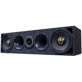 Caixa Corneteira Com Médio Falante 8" Driver E Tweeter 700w em Oferta na Shopee