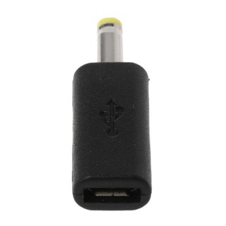 Cha Micro Usb Fêmea Para Dc 4.0x1.7mm Masculino Plug Conversor Adaptador De Carga Para E