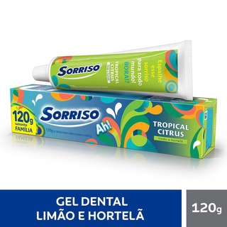Creme Dental Sorriso Citrus Tropical 120g
