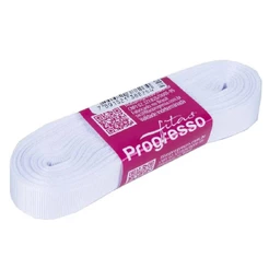 Fita Gorgurão Progresso 15mm nº3 - 10m 201 Branco - 1un
