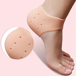 1 Par de Meia Palmilha Silicone Gel Protecao Ortopedica Esporao Calcanhar Fascite Tamanho Unico pronto entrega