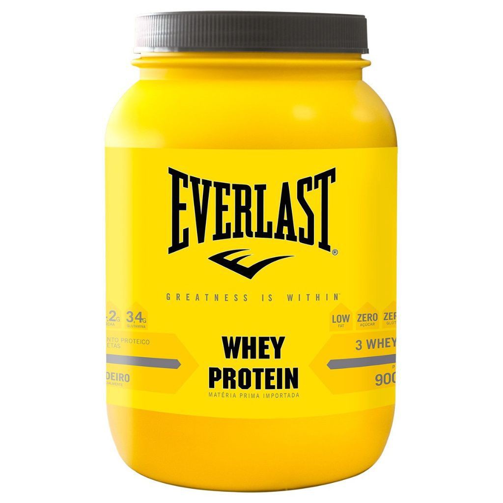 WHEY PROTEIN 3W EVERLAST 900G | Shopee Brasil