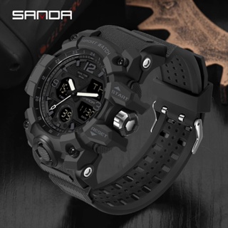 Sanda Militar Impermeável Multi-Função Moda Relógio Masculino De Luxo 6030-﻿ 2 em Oferta na Shopee