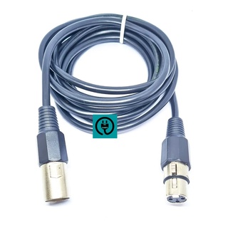 Cabo Microfone Xlr Canon Balanceado Macho X Fêmea 1 Metros