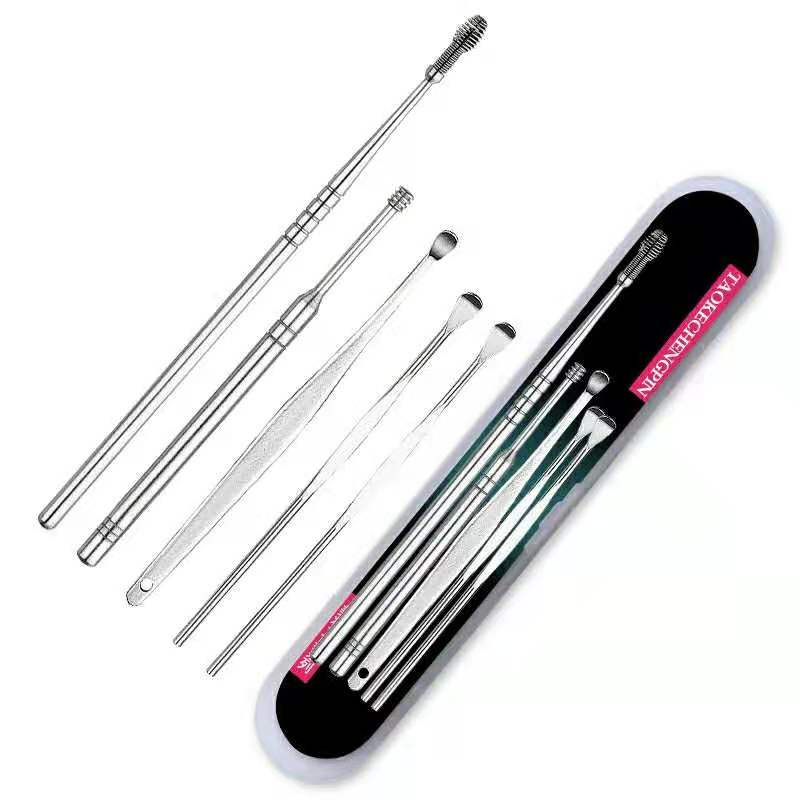 Kit De Limpeza De Cera / Removedor De Cera De Ouvido / Removedor De Limpeza De Cera / Extrator de Cera de Ouvido