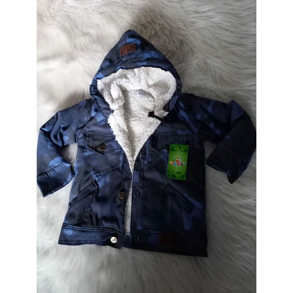 JAQUETA Camuflada Forrada c/ Touca