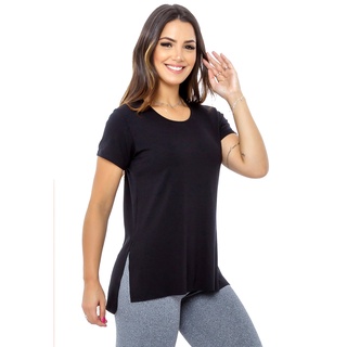 Blusa Camiseta Feminina de Academia Veste Legging Tapa Bumbum