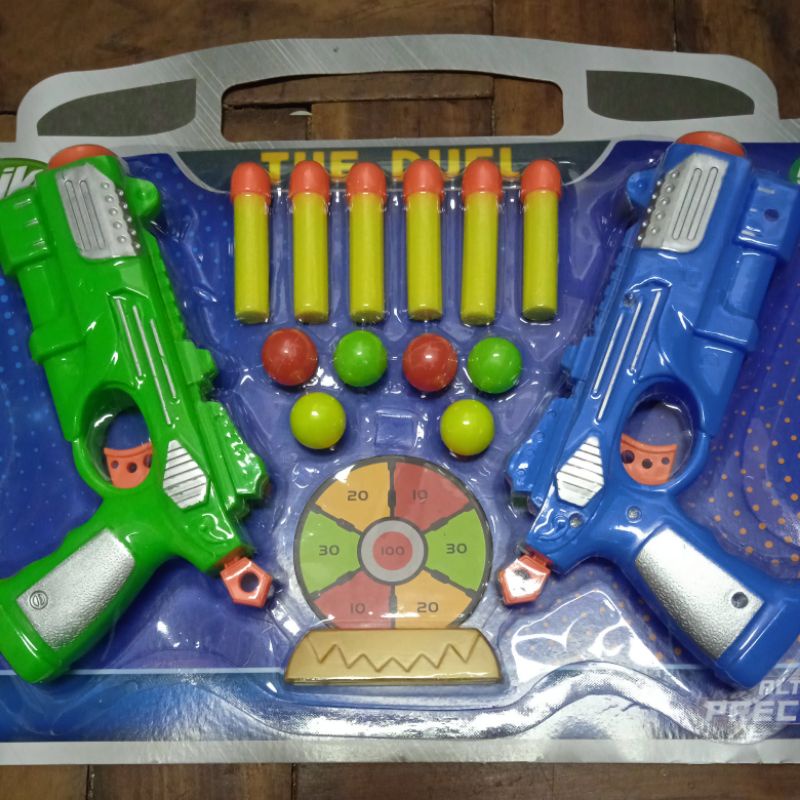 Kit Nerf Lança dardos, Arminha de plástico lança dardos Nerf, Kit Arminha 2 unidades