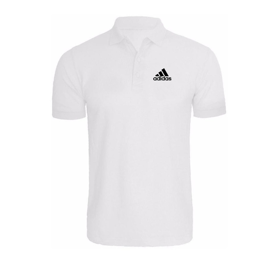 camisa polo adidas algodão