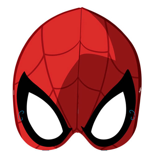 Máscaras Adereço Aniversário Festa Homem Aranha Spider-Man Regina Marvel 6 Unidades