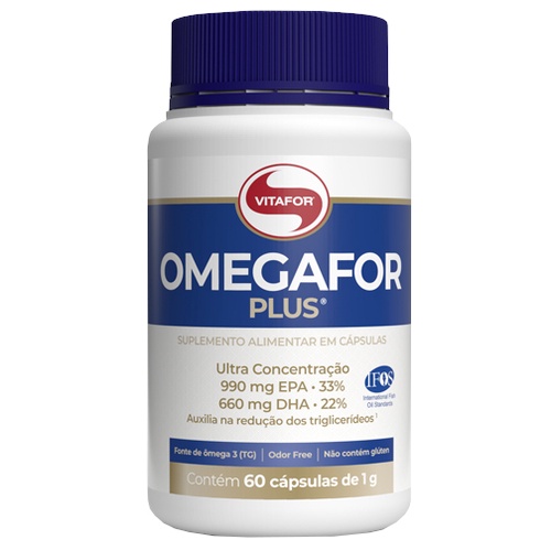 Omegafor Plus Ômega 3 C/60 Capsulas 1g Vitafor Shopee Brasil