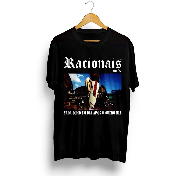 Camiseta Racionais Mc's Nada Como Um Dia Após O Outro Dia-ERW