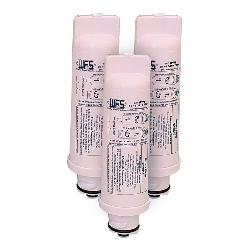 Kit 3 Filtro Refil Eletroclux Pa 10 20g 25g 30g 40g Pappca10