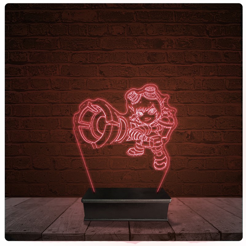 Abajur Luminária Acrílico Led - Tristana League Of Legends