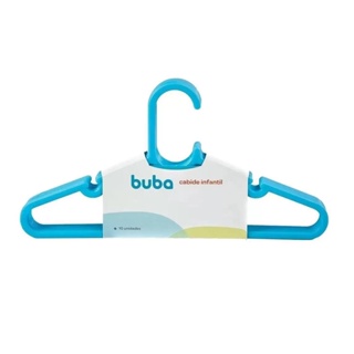 Cabide Infantil 10 Unidades Azul 12717 - Buba em Oferta na Shopee