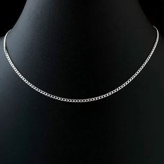 colar corrente masculino feminino sem pingente em aço inox não escurece pode molhar largura 2mm 45cm 60cm fininho