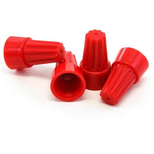 100 Conectores De Torção Vermelhos Emenda Para Fios Cabos - Até 16mm² P6H em Oferta na Shopee