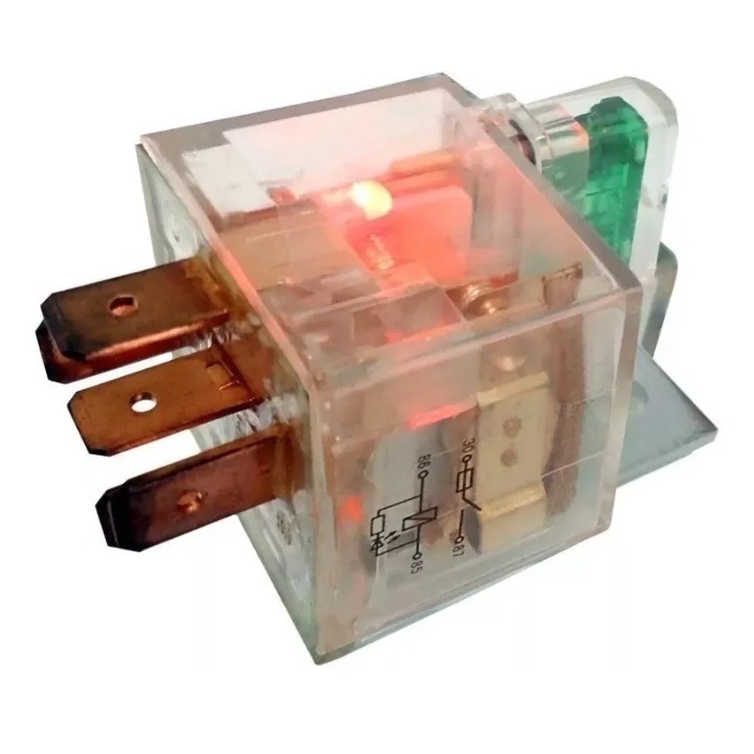 Relé Auxiliar Universal 12v - 50/40a - Dni 8102