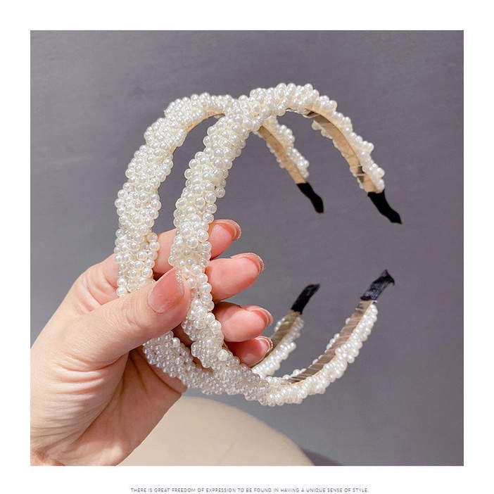 Tiara Perola Linda Delicada Arco de Cabelo Luxo em Oferta na Shopee