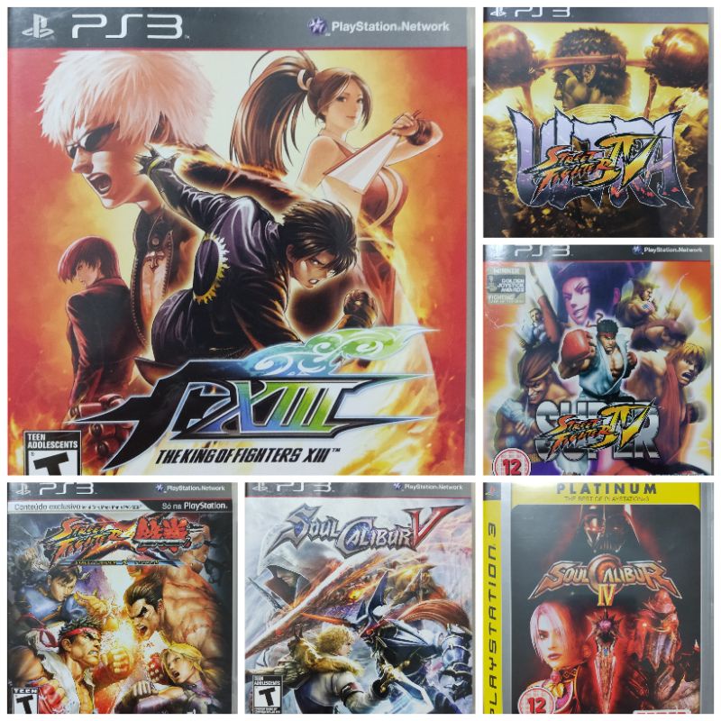 Jogos de Luta PS3 King of Fighters 13 Street Fighter Tekken Soul ...