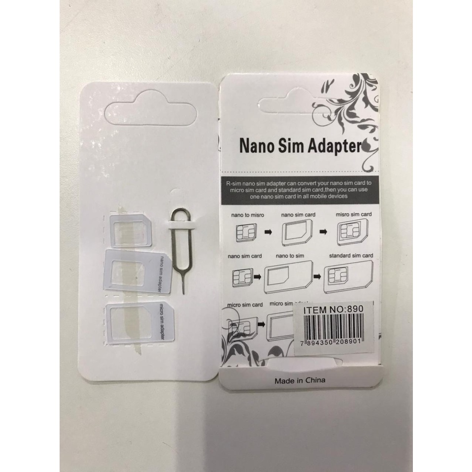ADAPTADOR NANO SIM PARA MICRO SIM