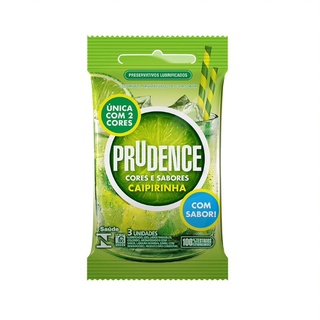 Preservativo Prudence Sabor Caipirinha Com 18 Unidades