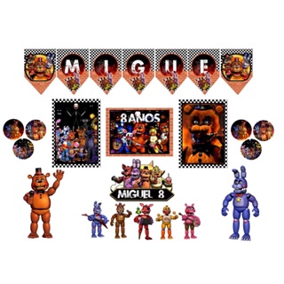 Kit festa Five Nights at Freddy’s, kit só um bolinho, decoração festa infantil em Oferta na Shopee